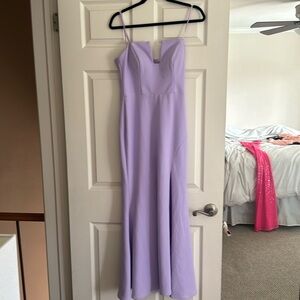 Lavender long formal dress